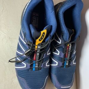 Salomon Speedcross 3 Men's Blue and Black Athletic Shoes. Ortholite. Size 11